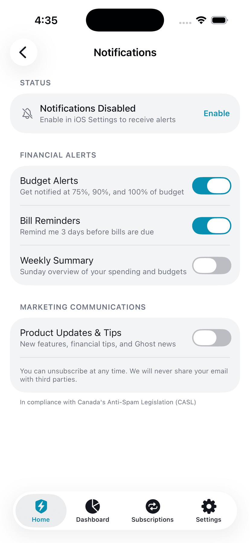 Face ID / Touch ID & PIN Management