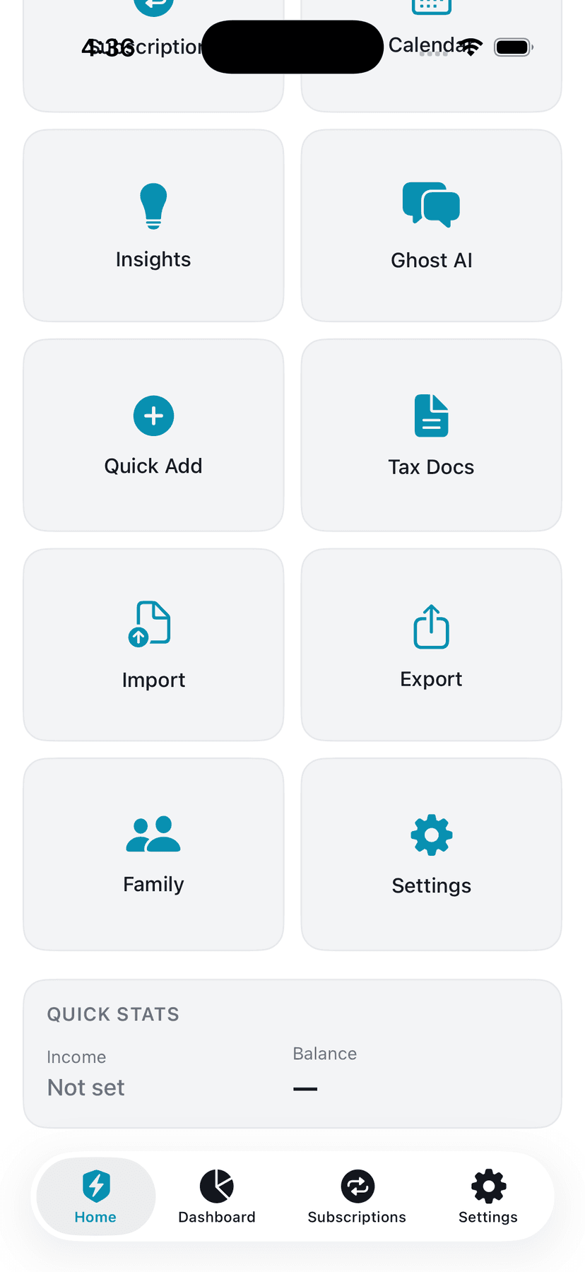 Monthly Overview at a Glance